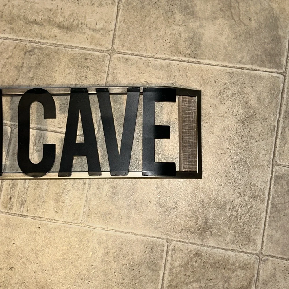 Man Cave wall sign